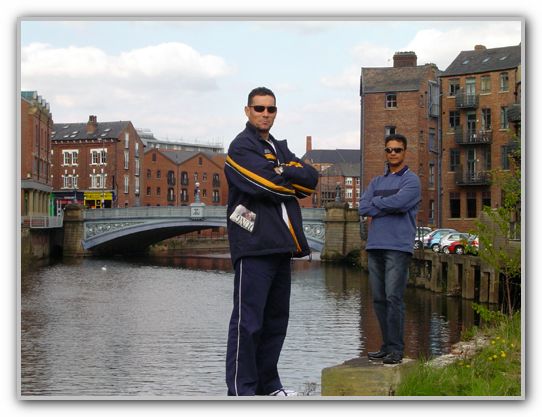 Charles & Steve at the back of The Base